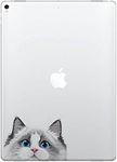 FINCIBO 5 x 5 inch White Silver Point Ragdoll Cat Removable Vinyl Decal Stickers for iPad MacBook Laptop (Or Any Flat Surface)