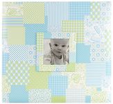 MBI Paper Baby Post Bound Scrapbook W/Window 12-inch x 12-inch, Blue