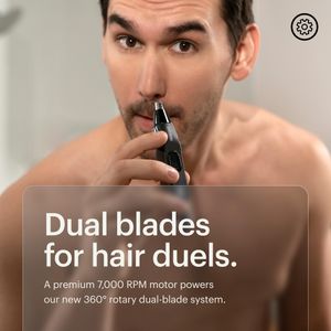 MANSCAPED Weed Whacker 2.0 Ear & Nose Hair Trimmer for Men