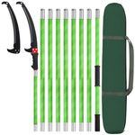 30Ft Pole Pruning Saw for Tree Trimming,Manual Pole Saw Trimmer Extendable,Garden Tools for Palm Oak High Branches,Cuts Clean and Fast
