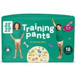 Hello Bello Premium Training Pants Size 4T-5T I 18 Count of Disposable, Gender Neutral, Eco-Friendly, and Potty Training Underwear with Snug and Comfort Fit I Li'l Barkers