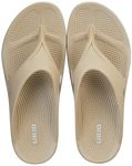 URJO Khakhi Flip-Flops-6 UK (Men_Classic)