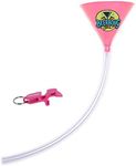 Premier Beer Bong Funnel - 3 Feet of Premium Tubing, Holds 40 Ounces, Plus Shotgun Keychain Included with Your Beer Bong, All Made in The USA (Pink)