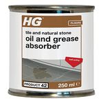 HG Tile and Natural Stone Oil and Grease Absorber | Removes Stains from surfaces, Indoors or Outdoors | Safe & Effective for All Floors | 250ml