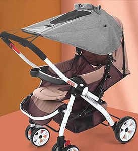 Baby Stroller Sun Shade Sun Covers Sun Protection Universal Baby Sunshade for Pram Pushchair Buggy Carrycot Infant Stroller Sunshade Sun Sail UV Protection 50+ Parasol Sun Rain Shade Canopy Cover