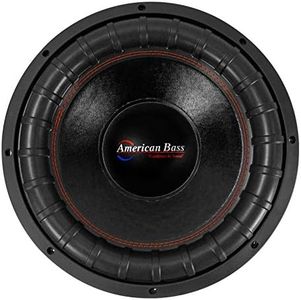 American Bass XFL-1544 15-inch XFL Subwoofer Woofer 1000 Watt RMS & 2000 Watt Max Dual Voice Coil 4 Ohm Voice Coils 200 Oz Magnet