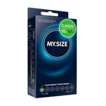 MY.SIZE Classic Condoms Size 1 I 47 mm Width I 10 Pieces Standard Pack I Premium Condoms Extra Thin I Condoms True to Touch Gossamer I Thin 0.07 mm Wall Thickness I Condoms Vegan I Condoms for Men