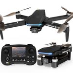 Toladrone Drone with Camera for Adults, TD31LCD Drone with LCD Screen, Digital Image Transmission Remote Control, Brushless Motor, Foldable Drones for Beginners