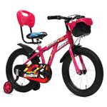 Avon Buke Bonbon 14T MTB Kids Bicycles for Boys| Frame Size: 8.5" | Wheel Size: 14" inch Steel Rim | Rigid Fork & Caliper Brake | Ideal Cycle for Kids: 2-4yrs | (Barbie Pink)