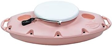 CreekKooler Pup Portable Floating Beverage Drink Cooler with Cup Holders, Great for Backyard Swimming Pool or Spa, 15 Quart, Rose' All Day Pink