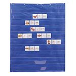 Classroom Pocket Chart,Teaching Resources Learning Pocket Chart,Home Education Hanging Pocket Chart with 10 Transparent Card Slot for Daily Schedule,Activities,Class Demonstrations