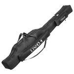 Lixada Fishing Rod Carrier Portable Canvas Fishing Rod Case Fishing Pole Reel Storage Bag Fishing Gears Organizer 100cm/130cm/150cm