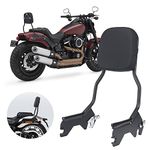 Upgraded version Rear Passenger Sissy Bar Backrest, Detachable Sissy Bar Upright Backrest Fit For Harley Softail Heritage Classic FLHC FLDE Street Bob FXBB 2018-2022