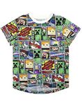 Minecraft Vanilla Underground Overworld Boy's T-Shirt (12-13 Years)