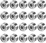 uxcell 20pcs MR52ZZ 2mmx5mmx2.5mm Double Shielded Miniature Deep Groove Ball Bearing