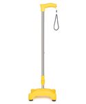 Kbg Surgical 4 Leg Quadripod Chrome Height Adjustable Men/Women/Old People Patient Walking Stick - Unisex