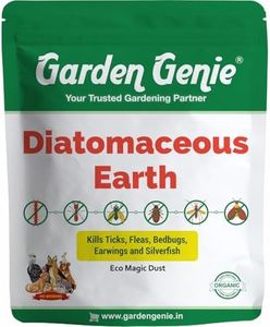 Garden Genie 100% Natural Diatomaceous Earth Powder | Insect Control Powder for Plants | Effective against Cockroach, Bedbugs, Ants etc | Organic Pest Control for Your Home & Garden - 800g