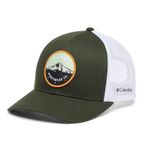 Columbia Unisex Mesh Snap Back, Greenscape/Mt Hood Circle, One Size