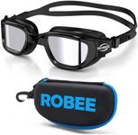 Robee Swimming Goggles, Adult Swim Goggles for Men Women Youth Teenagers, Water Pool Goggles