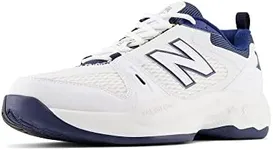 New Balance Men's Fresh Foam X 1007 V1 Tennis Shoe, White/Navy, 8.5 Wide