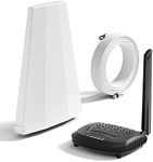 Cell Phone Signal Booster, Band 66/4/2/25/5/12/17/13, Up to 1500 sq ft,Boosts 4G LTE 5G for All U.S. Carriers Verizon, AT&T, T-Mobile, FCC Approved Cell Phone Booster for Home