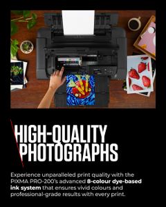 Canon PIXMA PRO-200 Wireless Photo Printer – Professional Color Prints