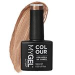 Mylee Gel Nail Polish 10ml [Secret garden] UV/LED Soak-Off Nail Art Manicure Pedicure for Professional, Salon & Home Use [Shimmer Range] - Long Lasting & Easy to Apply