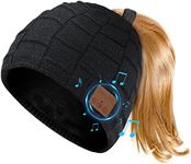 Bluetooth Beanie for Women with Pon