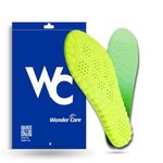 Wonder Care Memory Foam Shoe Insoles For Women Shock Absorbing Sports Shoe Insoles For Men And Women Cuttable Soft Breathable Honeycomb Orthotic Replacement Inserts (Size 3-4 UK)