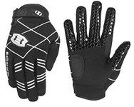 Seibertron B-A-R PRO 2.0 Signature Baseball/Softball Batting Gloves Super Grip Finger Fit For Youth Black S