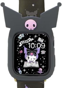 Sonix x Sanrio Apple Watch Cover | Bumper Case for Apple Watch | Protective Silicone Cover | Fits 38mm/40mm/41mm | Kuromi - Black