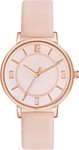 ON TIME OCTUS Synthetic Analog Girl'S And Women'S Watch Mt-392 (Beige Dial Beige Colored Strap)