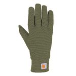 Carhartt Men's Heavyweight Force Liner Glove Cold Weather, Burnt Olive Heather, XL