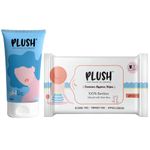 Plush pHlic Lubricant Combo - Natural + Intimate Wipes