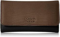 GUESS Women's Wallet, Clutch, Chestnut Multi