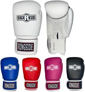 Ringside Striker Boxing Training Sparring Gloves, Large/X-Large, White