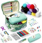 Kannino 92 Pcs Crochet Kit for Begi