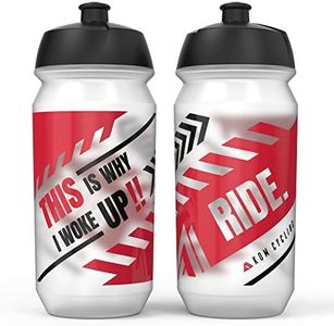 KOM Cycling Water Bottle 2 Pack. Cycling Water Bottle Set to Inspire. Includes 2 bike water bottles that fit most cages and bottle holders. BPA Free! Made in Europe