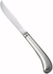 Winco 0015-11 12-Piece Lafayette Hollow Handle Steak Knife Set, 18-0 Stainless Steel