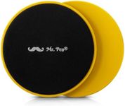 Mr. Pen- Core Sliders for Working Out, 2 Pack, Yellow, Dual Sided, Exercise Sliders Fitness Discs, Strength Slides, Fitness Sliders, Floor Sliders for Workout Sliders Disc, Gliding Discs for Exercise