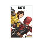 Cinematic Studio - Original Deadpool & Wolverine Movie Poster - Hugh Jackman Digital Printed autograph - Limited Edition, Double-Sided 36x24 Print - Ultimate Fan Collectible