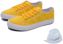 Emma New York Sneakers for Women Fashion Sneakers Tennis Shoes Women Sneakers Tenis para Mujeres Womens Shoe Sneakers Women's Sneakers, Yellow, 9, Women