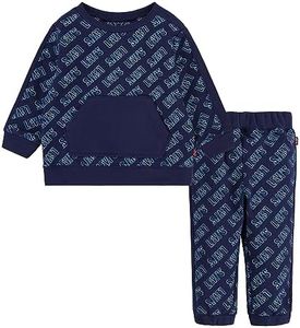 Levi's Lvb Levi's Aop Jogger Set Bébé Garçon, Caverne Océanique, 6 Mois