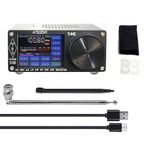 RANRAO Si4732 ATS-25X1 Full Band Radio Receiver,2.4 inch Touch Screen DSP Receiver,FM AM (MW and SW) SSB Shortwave Receiver with Aluminium Alloy Case,Support Type-C Charging Interface