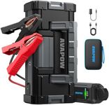 AVAPOW 6000A Car Battery Jump Starter(for All Gas or up to 12L Diesel) Powerful Car Jump Starter with Dual USB Quick Charge and DC Output,12V Jump Pack with Built-in LED Bright Light