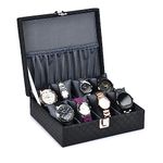 Galaxy Craft Black Color Design watch box for 8 watches