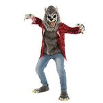 Spooktacular Creations Red Werewolf Halloween Kids Costume with Mask Gloves Shoes Halloween Dress Parties Festival S(5-7yr)