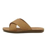 Soda Women's Casual Slip On Sandals, Reflect-coffee Nubuck, 8