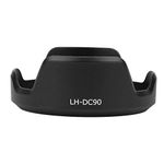 LH-DC90 Camera Lens Hood,Portable Plastic Sun Shade,Professional Replacement Lens Hood Shade Accessory for Canon PowerShot SX HS Lens.