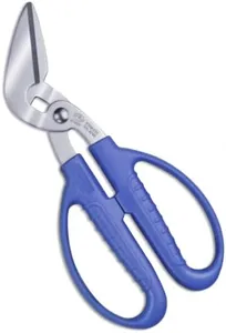 CANARY Corrugated Cardboard Scissors, Heavy Dudy Craft Scissors Japanese Stainless Steel Blade, Made in JAPAN, Blue (PS-6500H)